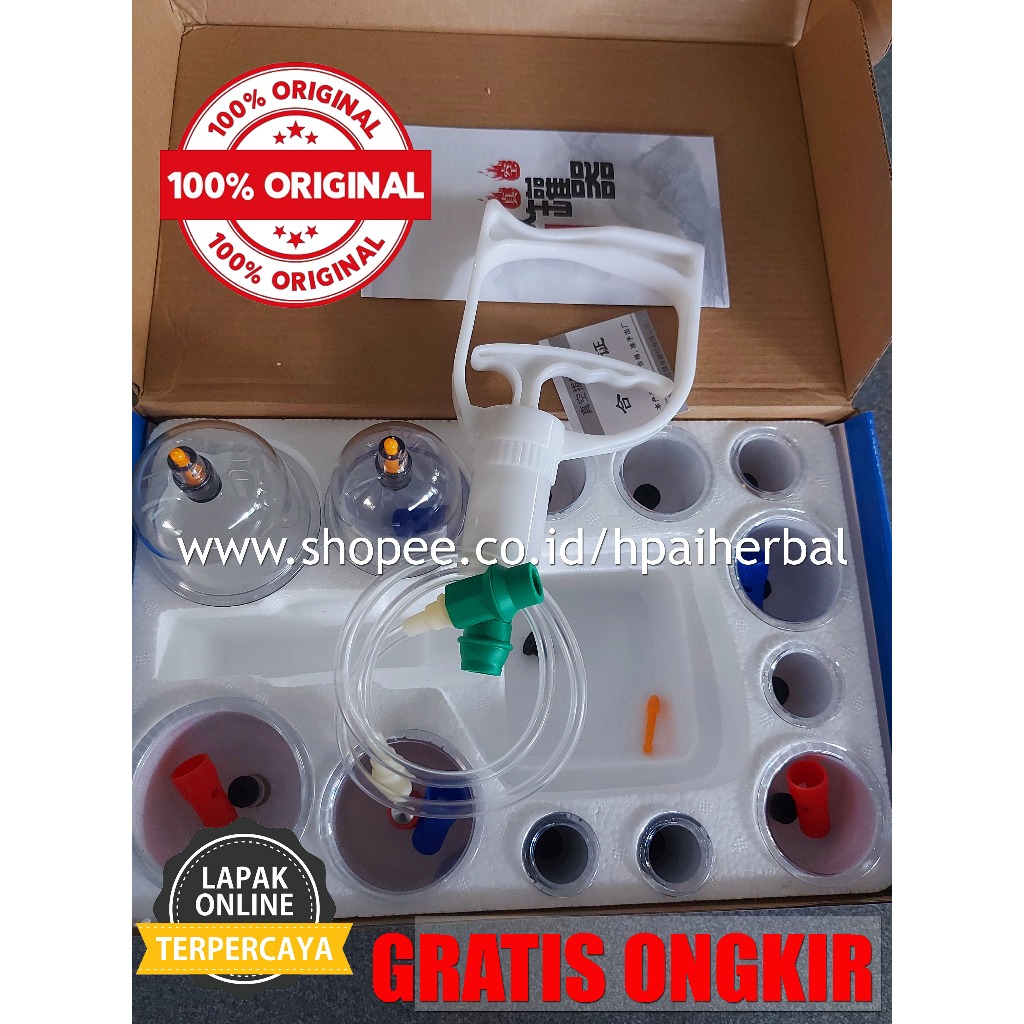 Alat Bekam Isi 12 Baoyi  / Alat Kop Masuk Angin 12 Baoyi