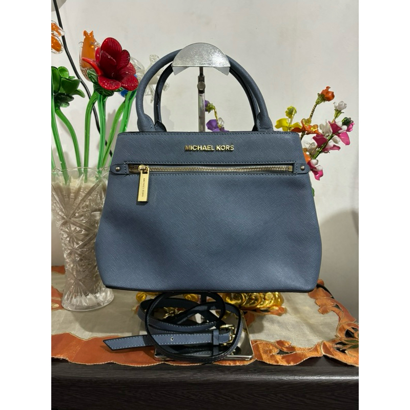 tas mk Michael kors blue