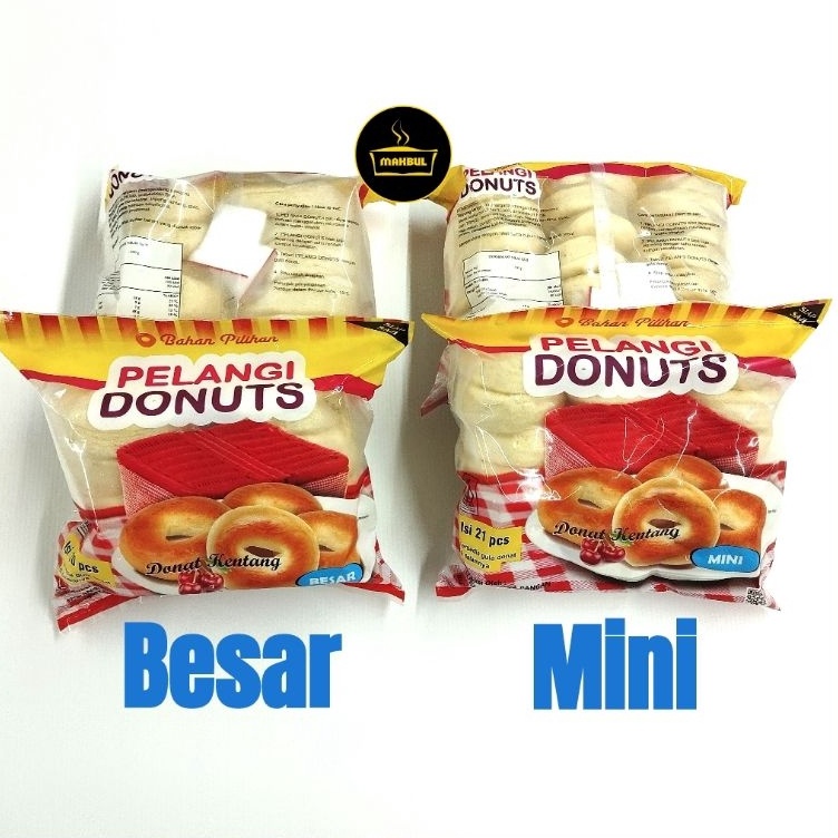 

Pasti Tertarik Pelangi Donat Besar isi 1 dan Mini isi 21