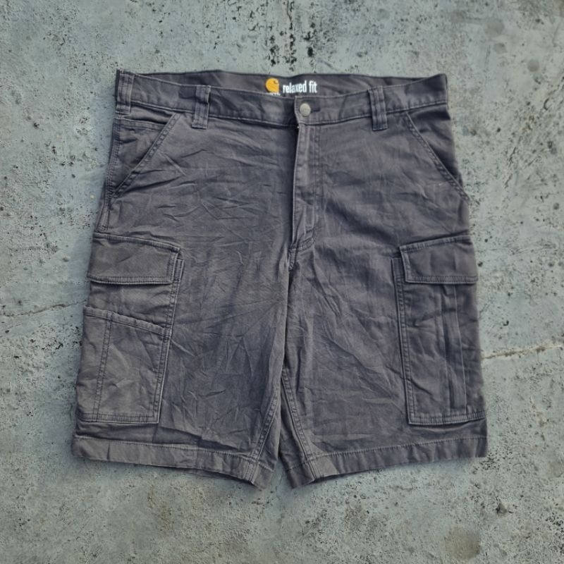 Short Pants Cargo Carhartt Charcoal Colour