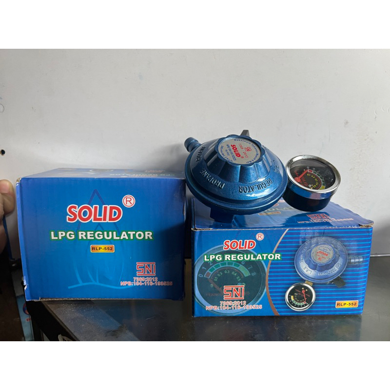 Regulator Solid Tekanan Rendah Meteran RLP-522 Regulator Kelapa Gas Solid Pakai Meteran RLP522 Regul