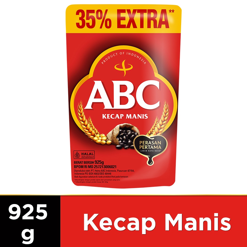 

Belanja hemat ABC Kecap Manis 925 gr 7ML 225ML 35