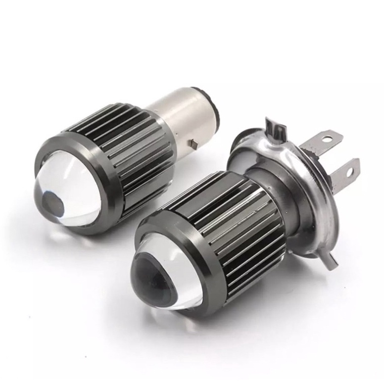 ni PROMO LAMPU LED H4 H6 LASER BHOLAM DEPAN UTAMA MOTOR LED LASER H4 H6 y Premium