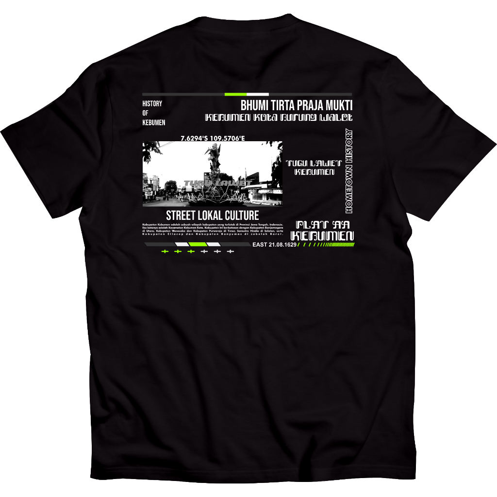 Kaos Kebumen Tshirt Kebumen PLAT AA