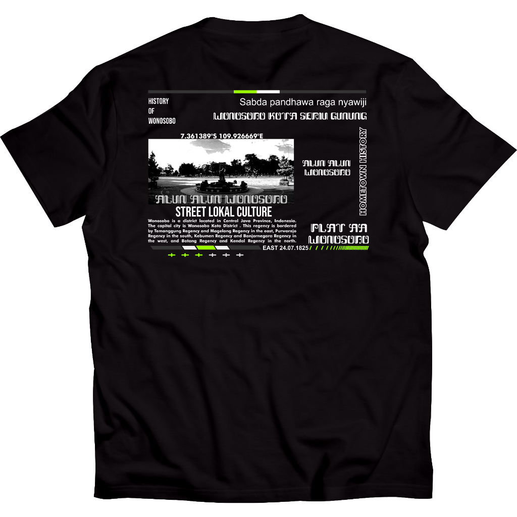 Kaos Wonosobo Tshirt Wonosobo PLAT AA