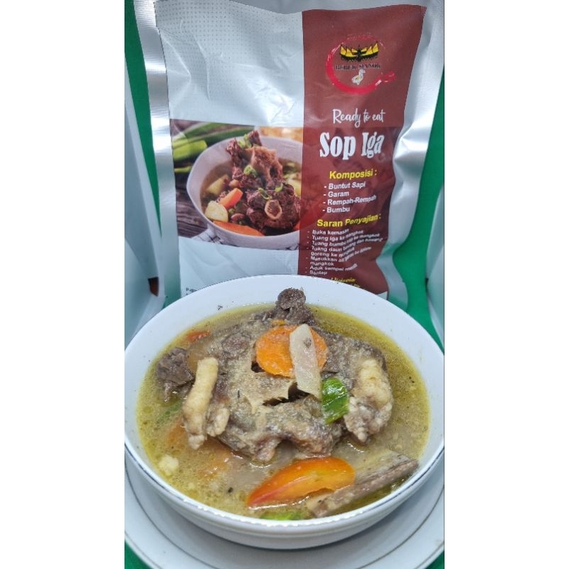 

Bebek Sianok, SOP BUNTUT KEMASAN 150 gram