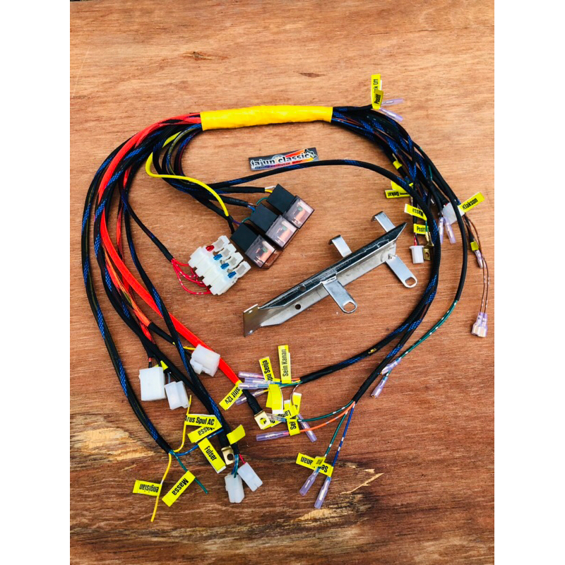 kabel body sett kabel body tatanan FULL SOKET pnp cb gl100 / kabel body cb gl mp tiger tatanan rapi 