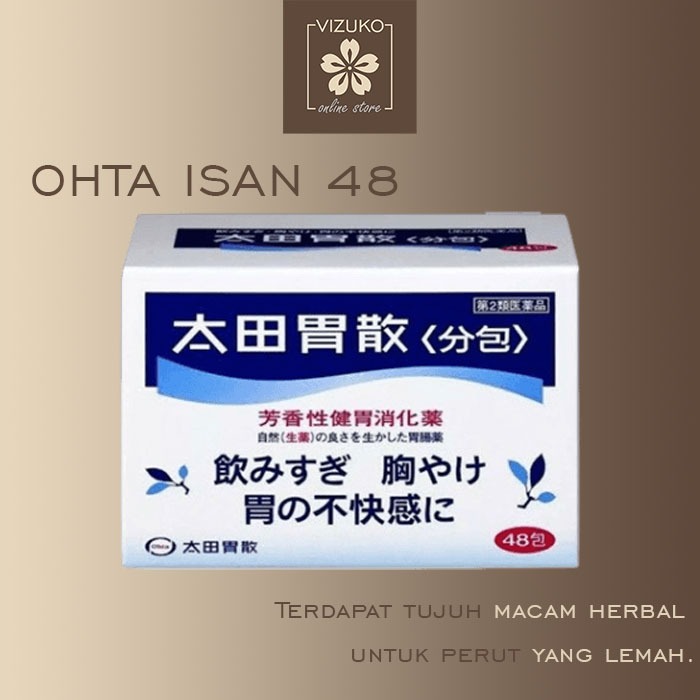 Ohta Isan 48 Obat Pencernaan Ori Japan