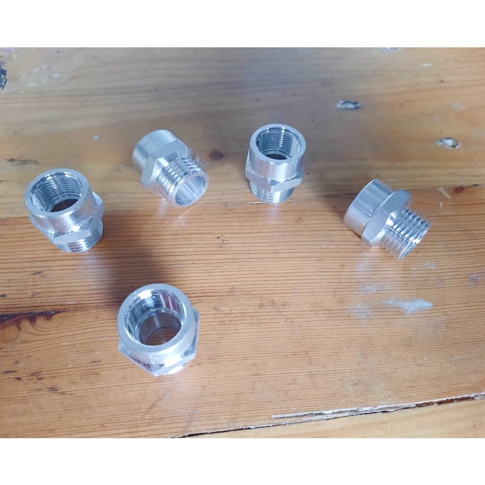 TRp Adaptor Tabung Spray Gun M14 x M16 Nepel M14x1 ke M16x15