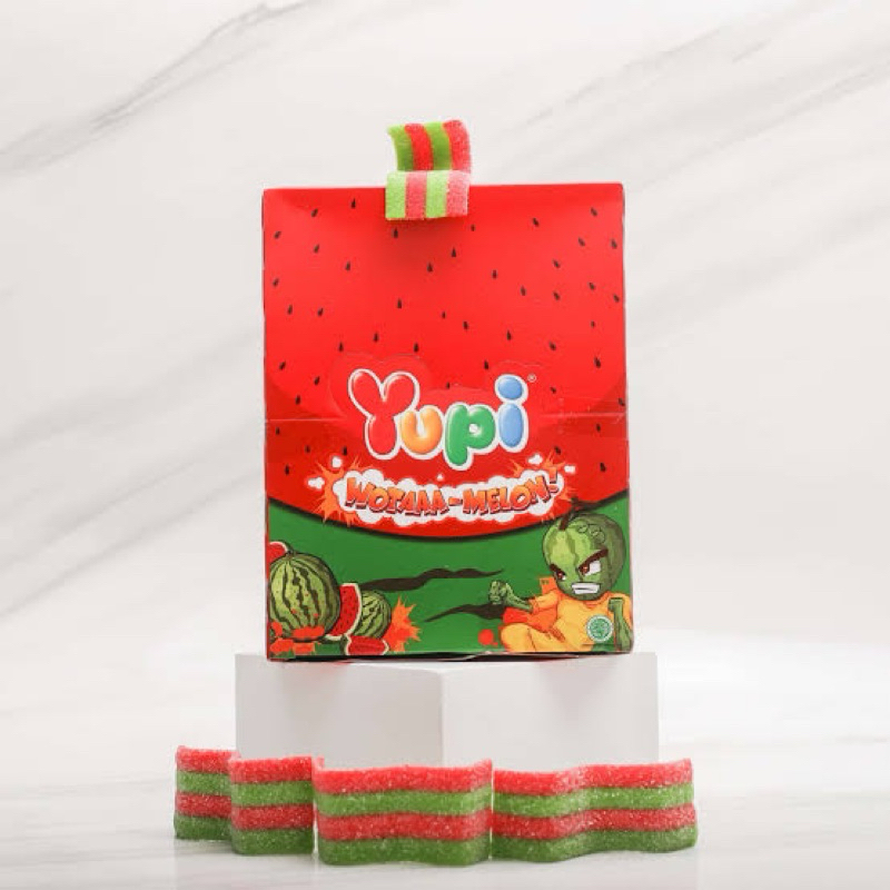 

GROSIR - Yupi Wotaa Melon 24 X 6 Gr Rasa Semangka