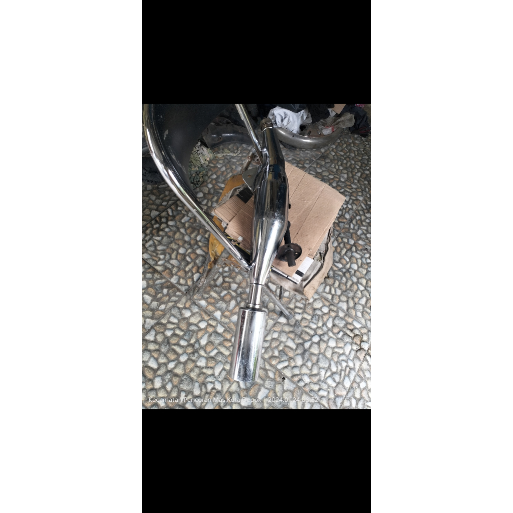 Cylincer knalpot Yamaha fiz r f1z r poswan original copotan