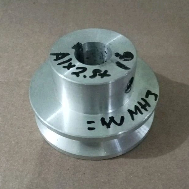 Puli pulley dinamo 1/2 Pk puli 2.5 inch pully alumunium