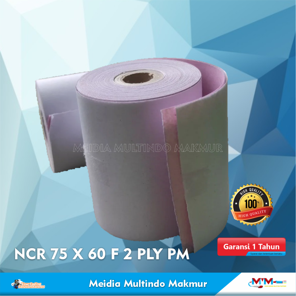 

Kertas Struk NCR Rangkap 2 / 2Ply Ukuran 75 X 60-MURAH DAN BERKUALITAS