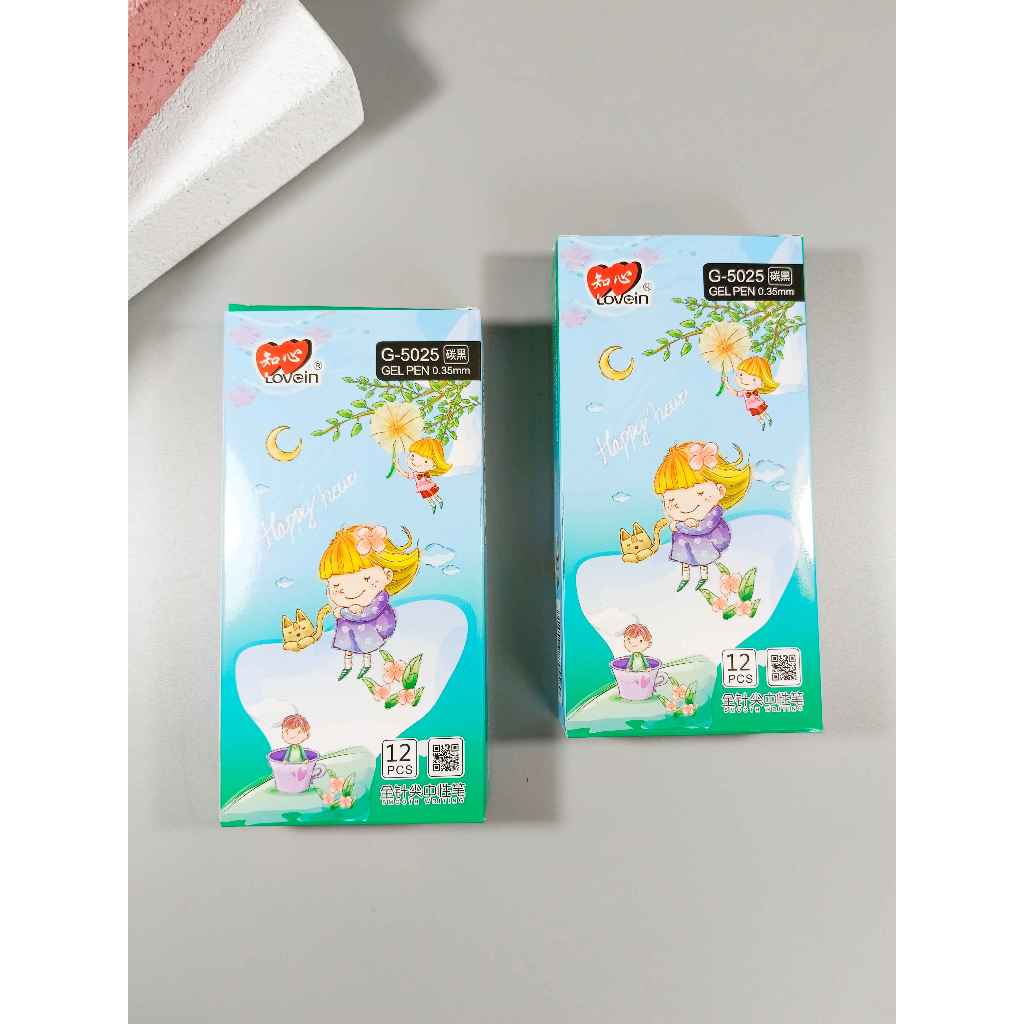 

(PAK) Pulpen Gel Zhi Xin G-5025 / Pulpen Gel Zhi Xin 0.5 mm / Bolpoin Gel Lucu