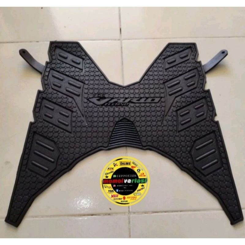 karpet karet hitam polos vario 125 led, vario 150 led, vario 125 old, vario 125 lama