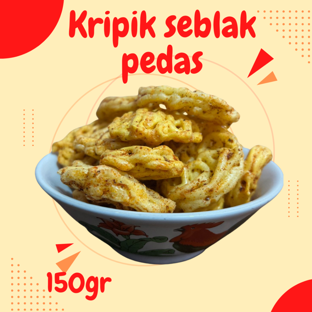 

Kerupuk seblak pedas 150 gr