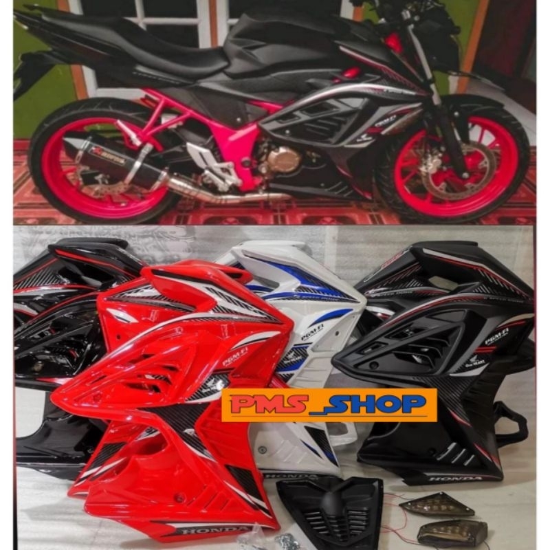 Sayap samping new cb 150 r 2016 2017 2018 / half fairing fering cb150r new / bodi samping new cb 150