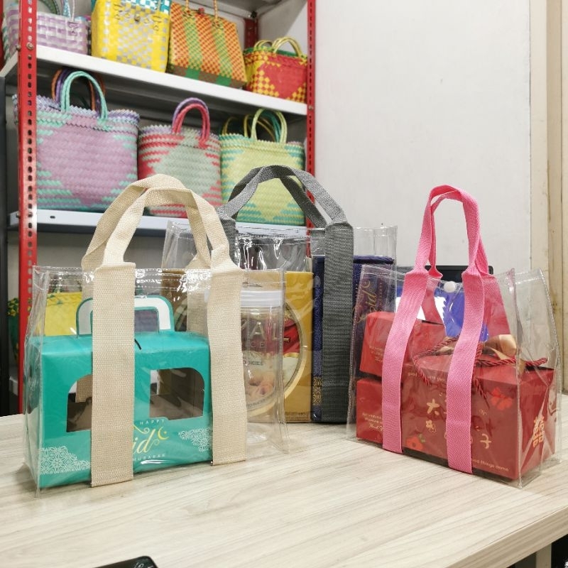 Tas Mika Tas Transparan List Warna