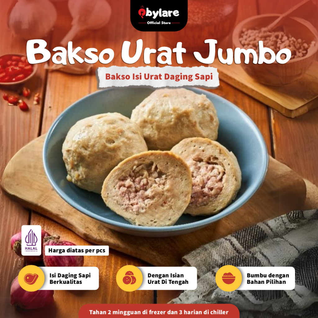 

bakso sapi isi urat jumbo Bakso