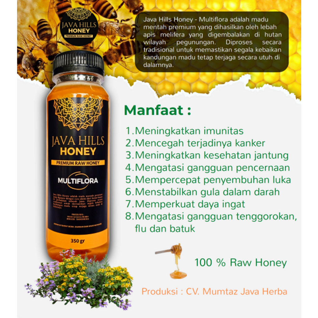 

java hills premium Madu dari lebah apis - multiflora