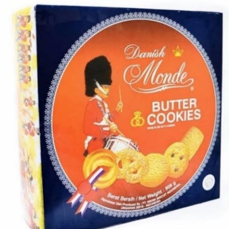 

Monde Butter Cookies biskuit lebaran 908 gram / 454 gram.