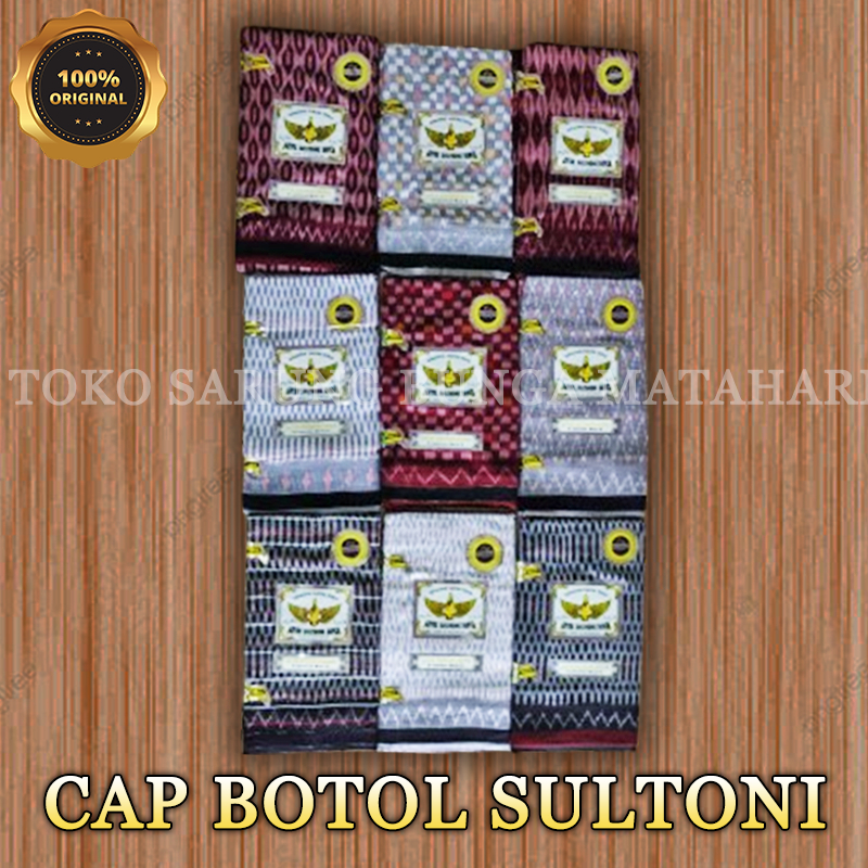 SARUNG GOYOR ATBM ORIGINAL DEWASA CAP BOTOL SULTONI SUPER
