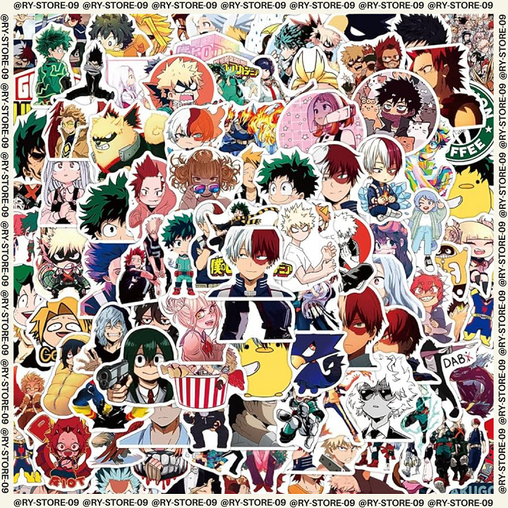 

Sticker - Stiker - Sticker Pack - 40 Pcs - Sticker Boku No Hero Academia - Stiker Custom - Stiker Glossy - Sticker Anime - Sticker Game - Stiker Anti Air
