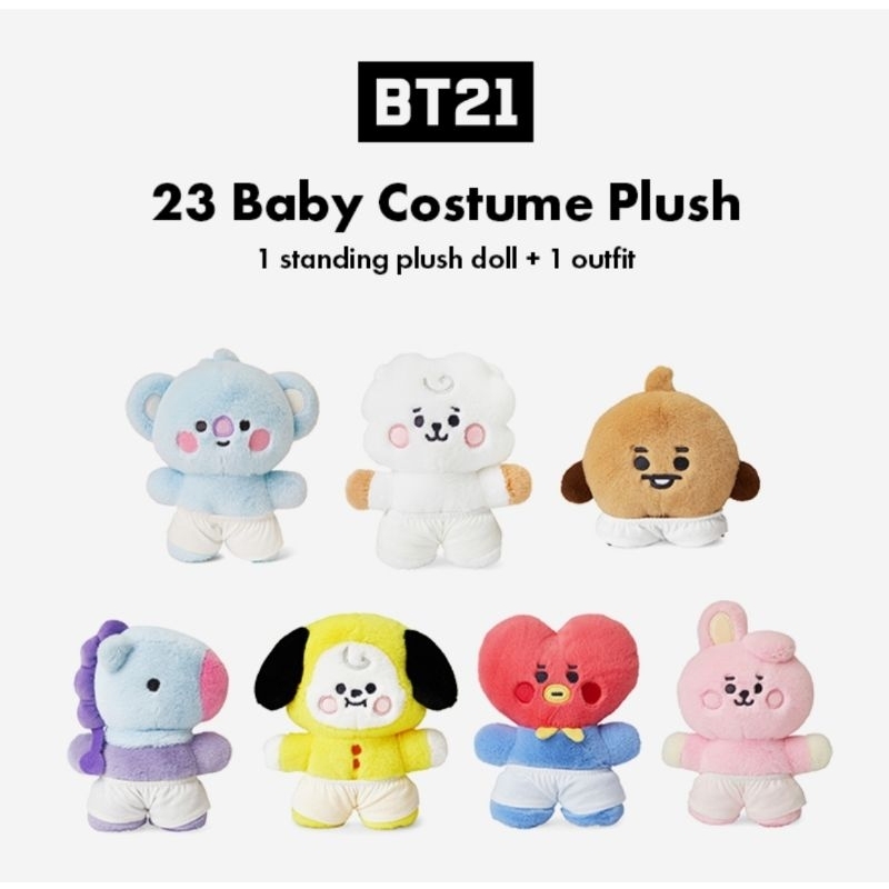 [PO] BT21 23 BABY COSTUME PLUSH DOLL / DOLL BT21