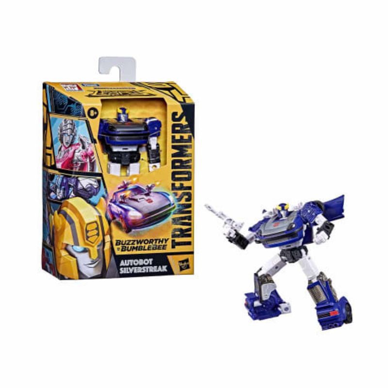 Transformer Robot Buzzworthy Bumblebee Legacy Deluxe Silverstrea