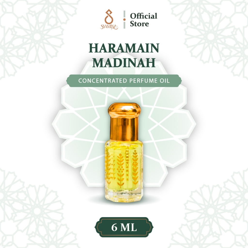 Al Haramain Madinah Syamina Perfume Concentrate Parfum Oil / Minyak Wangi Sholat/ Parfum Arab