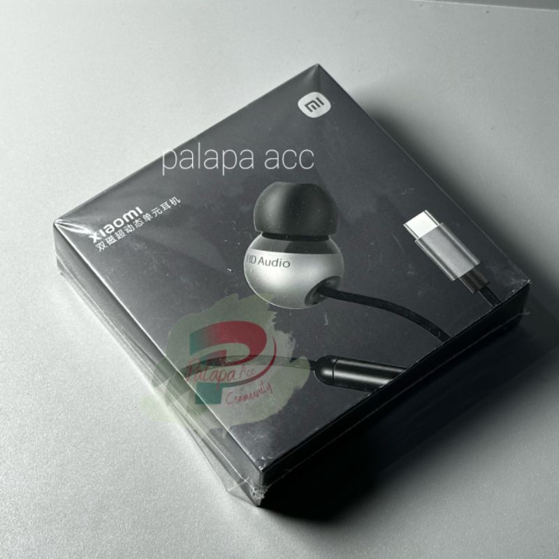 EARPHONE TYPE C XIAOMI HI-RES AUDIO SOUND HD QUALITY EARPHONE HEADSET XIAOMI HYBRID DYNAMIC BASS XIA
