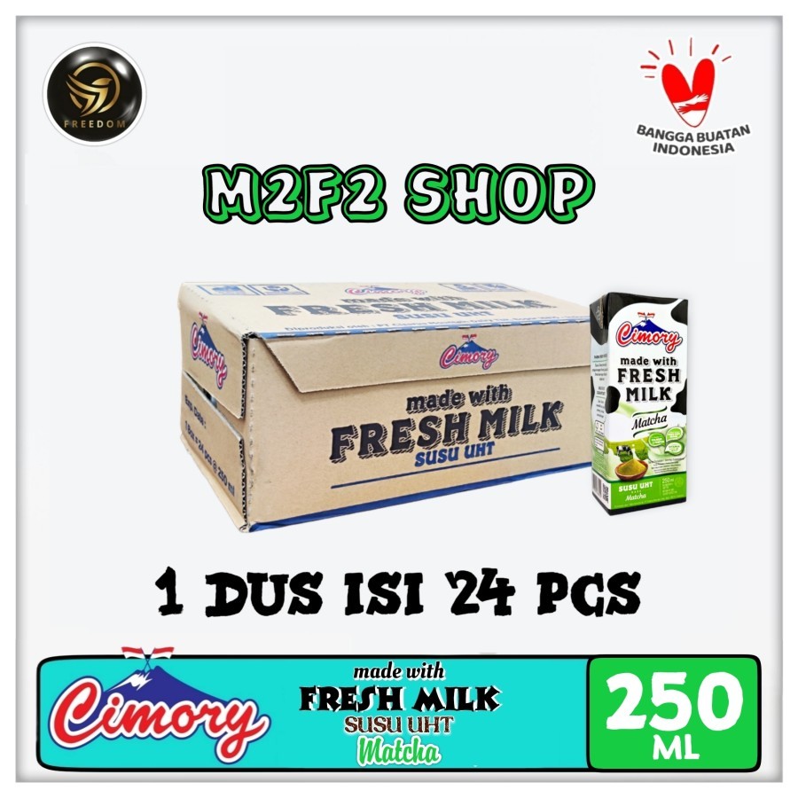 

Susu Cimory Fresh Milk Kotak UHT Matcha | Teh Hijau - 250 ml (Kemasan Karton)