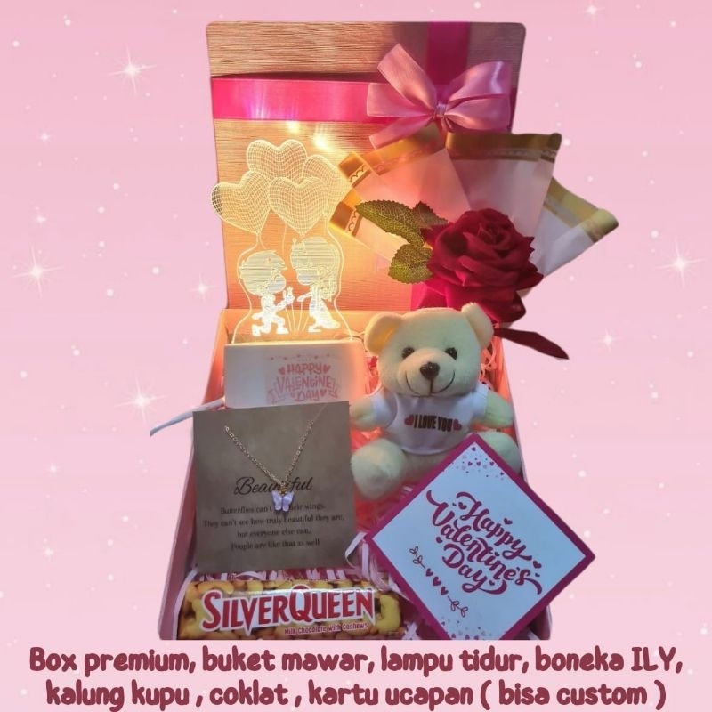 

Kado Cewek / Hampers Valentine / Gift Box Valentine