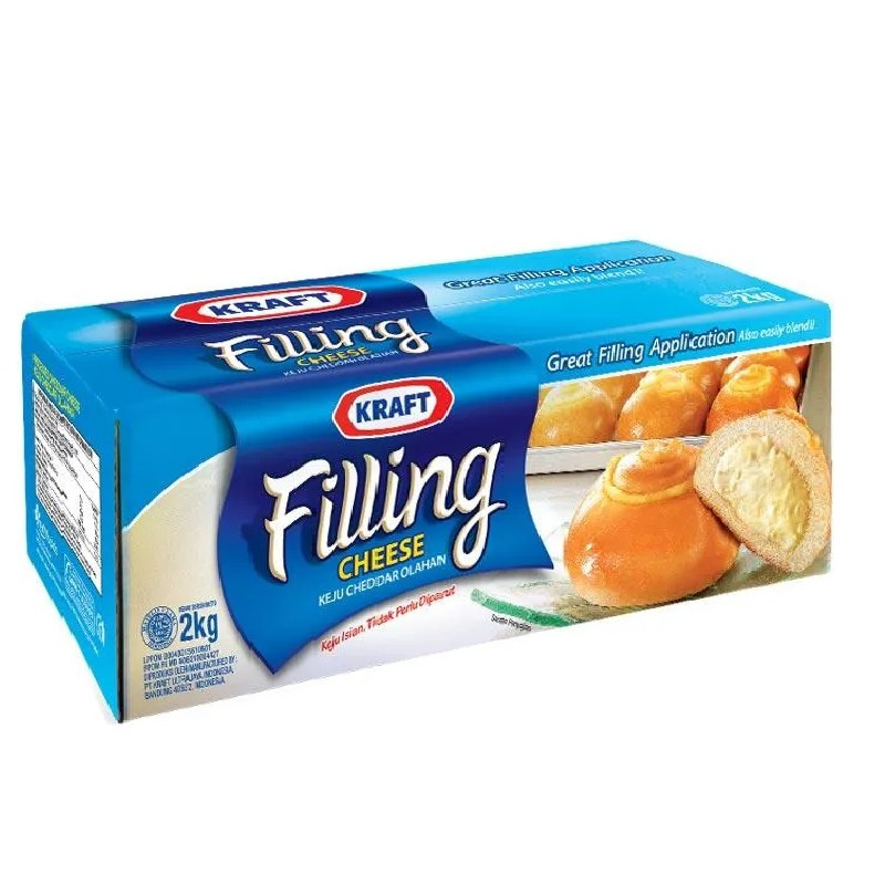 

KRAFT FILLING CHEESE KEMASAN 2kg/REPACK 500GR