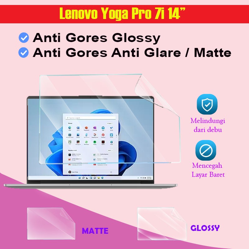 LENOVO Yoga Pro 7i 14" Screen Guard Protector Glossy Doff Matte Antigores