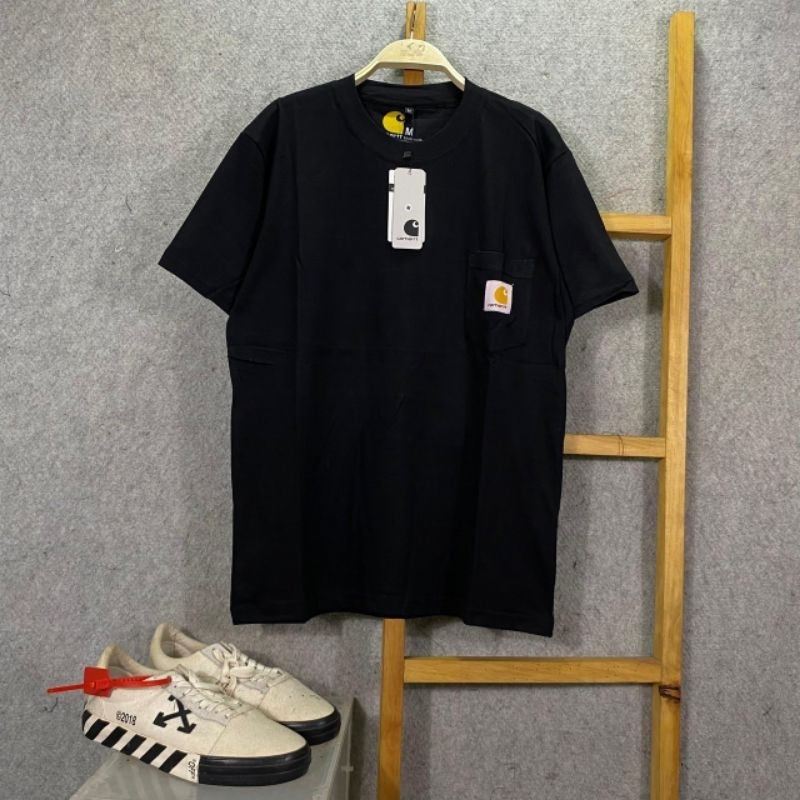 Tee Carhartt Black Pocket