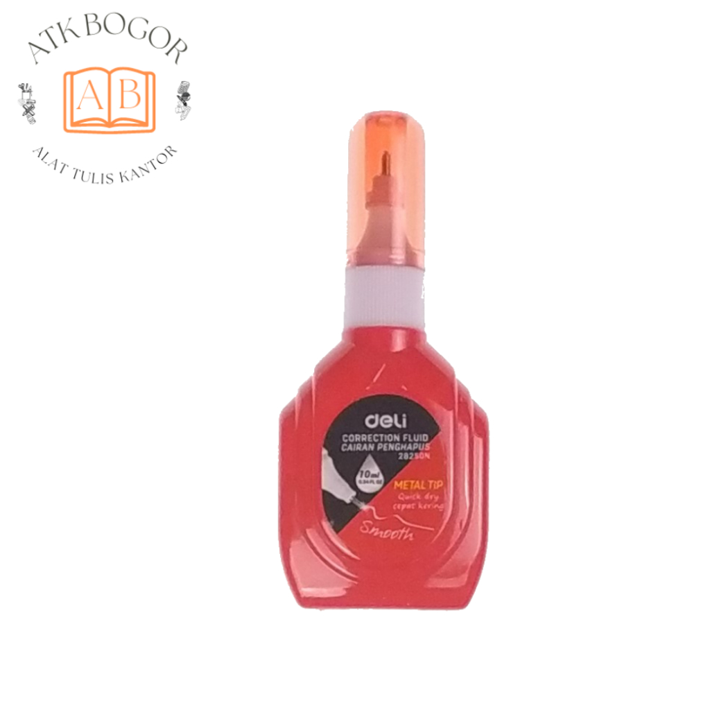 

Deli Tipe X Cair Ujung Metal 28250N Correctin Fluid 12 ml