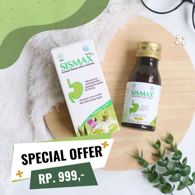 Obat Maag Herbal SISMAX Formula Herbal Untuk Lambung