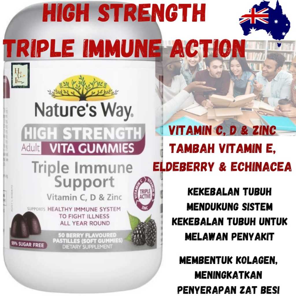 Nature's Way Immune Support 100S & Nature's Way Garlic + Vitamin C & Horseradish 200S