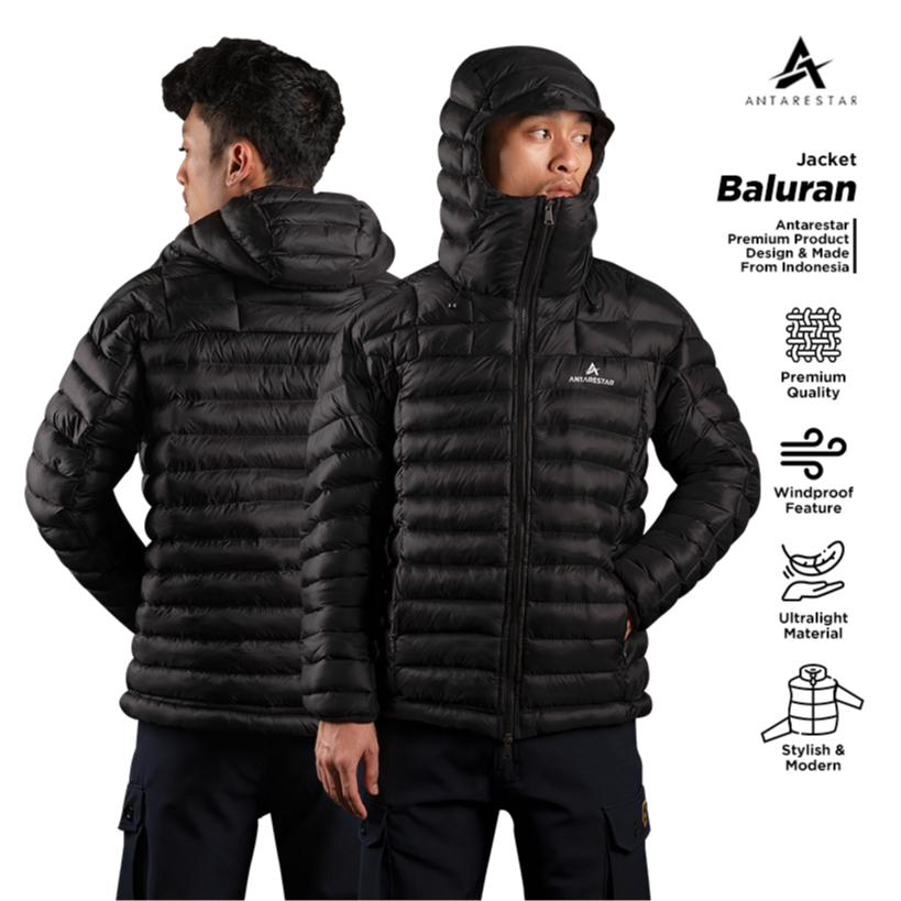 ANTARESTAR Official - Jaket Gunung Gorpcore Baluran Jacket Gelembung Puffer Jacket Musim Dingin Jake