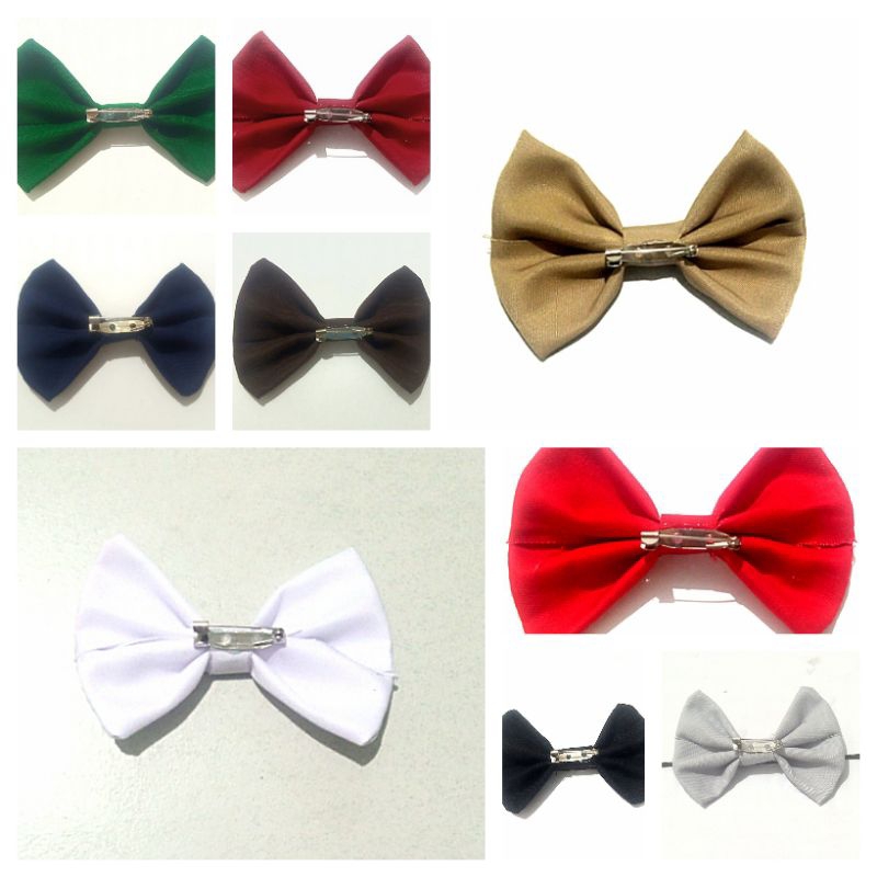 DASI KUPU-KUPU PENITI POLOS ANAK DASI KUPU-KUPU DEWASA BAHAN KAIN  KATUN DASI PITA DASI KUPU-KUPU JA