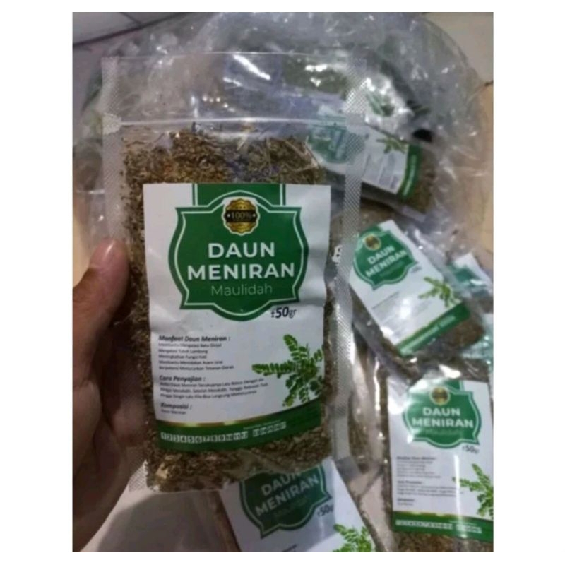 

DAUN MENIRAN KERING MAULIDAH ISI 50 GRAM