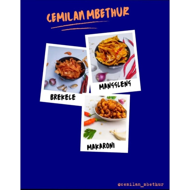 

KERIPIK BREKELE CEMILAN MBETHUR