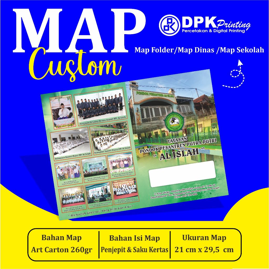 

BUKU MAP CUSTOM RAPORT / RAPORT, TPA, MDA, Paud, Bimbel, dan lembaga pendidikan lainnya