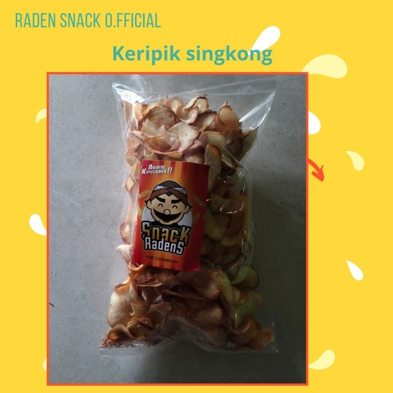 

Raden Snacks Official || Keripik singkong rasa Original, Balado , barbeque 200 gram