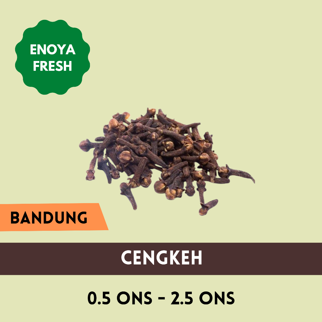 

Cengkeh 0.5 ons - 2.5 ons Bandung
