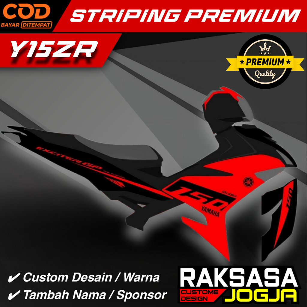 STRIPING MX KING Y15ZR PREMIUM HIGH QUALITY / YAMAHA SNIPER 150 MXi / STRIPING YAMAHA Y15ZR / EXCITE