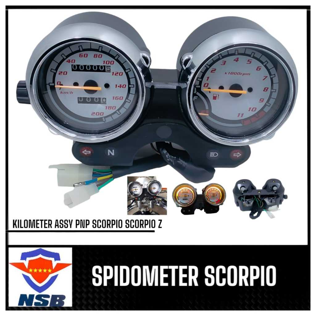 Spidometer Speedometer Kilometer Assy PNP Scorpio Scorpio z