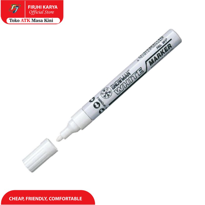 

Spidol Putih Permanen Snowman WP 12