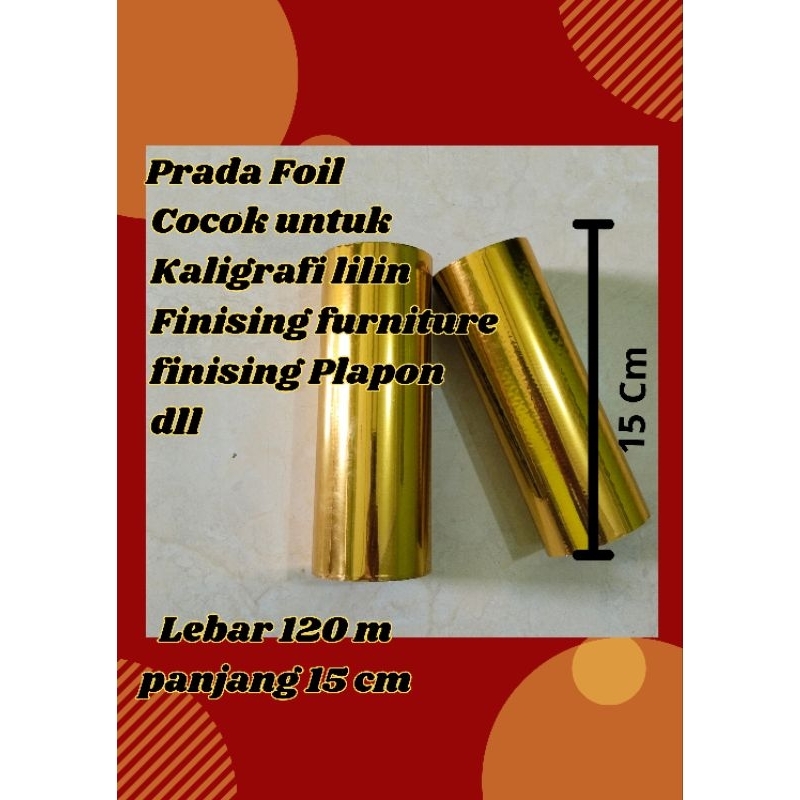 Prada Foil Gold 15cm x 120 m